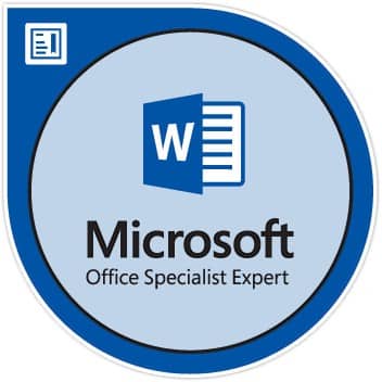 Microsoft Office Specialist Word 2013 Expert